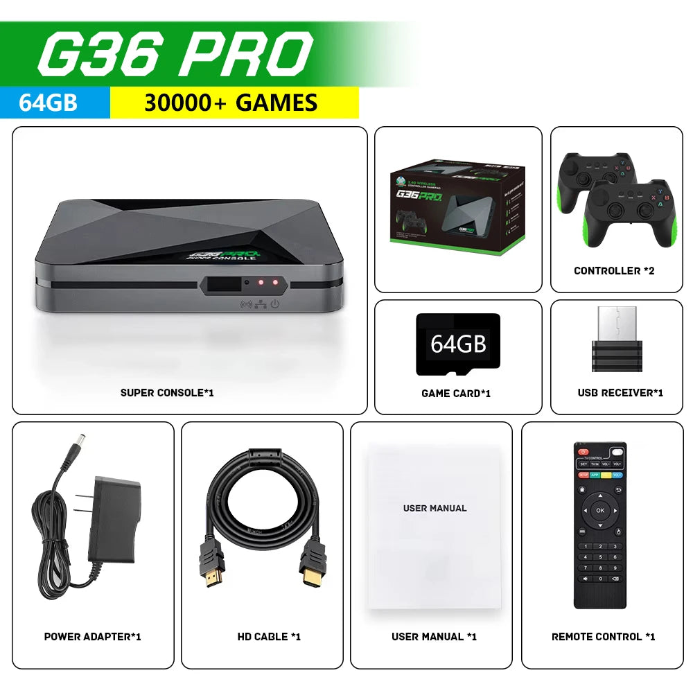 G36 Pro Retro Video Game Console Box